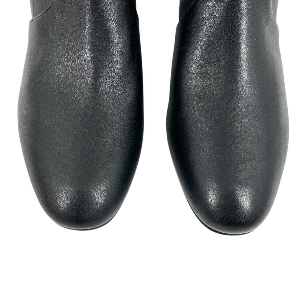NWOB Stuart Weitzman Allshine Embellished Leather Heeled Boots - Picture 6 of 11